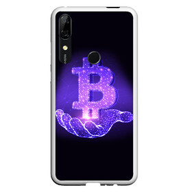 Чехол для Honor P Smart Z с принтом BITCOIN IN HAND | БИТКОИН в Екатеринбурге, Силикон | Область печати: задняя сторона чехла, без боковых панелей | bitcoin | btc | coin | биткоин | биткойн | валюта | деньги | криптовалюта | монета | платёжная система | технология