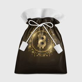Подарочный 3D мешок с принтом БИТКОИН | КРИПТОВАЛЮТА в Екатеринбурге, 100% полиэстер | Размер: 29*39 см | bitcoin | btc | coin | биткоин | биткойн | валюта | деньги | криптовалюта | монета | платёжная система | технология