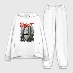 Женский костюм хлопок Oversize с принтом COREY TAYLOR | SLIPKNOT | СЛИПКНОТ (Z) в Екатеринбурге,  |  | corey taylor | corey todd taylor | rock | slipknot | кори тейлор | петля | рок | скользящий узел | слипкнот | тяжелый рок | удавка