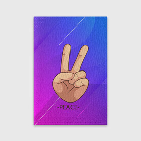 Обложка для паспорта матовая кожа с принтом ВСЕМ МИР | PEACE (Z) в Екатеринбурге, натуральная матовая кожа | размер 19,3 х 13,7 см; прозрачные пластиковые крепления | anarchy | hippies | peace | анархизм | анархия | два пальца | знак | знаки | любовь | мир | мир всем | хиппи