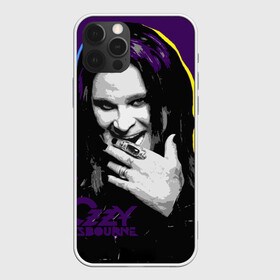 Чехол для iPhone 12 Pro с принтом Ozzy Osbourne, Оззи Осборн в Екатеринбурге, силикон | область печати: задняя сторона чехла, без боковых панелей | black sabbath | hard rock | heavy metal | john michael osbourne | ozzy osbourne | джон майкл осборн | оззи осборн | хард рок | хеви метал