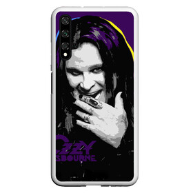 Чехол для Honor 20 с принтом Ozzy Osbourne, Оззи Осборн в Екатеринбурге, Силикон | Область печати: задняя сторона чехла, без боковых панелей | black sabbath | hard rock | heavy metal | john michael osbourne | ozzy osbourne | джон майкл осборн | оззи осборн | хард рок | хеви метал