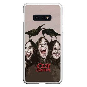 Чехол для Samsung S10E с принтом Ozzy Osbourne в Екатеринбурге, Силикон | Область печати: задняя сторона чехла, без боковых панелей | black sabbath | hard rock | heavy metal | john michael osbourne | ozzy osbourne | джон майкл осборн | оззи осборн | хард рок | хеви метал