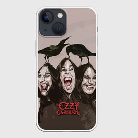 Чехол для iPhone 13 mini с принтом Ozzy Osbourne в Екатеринбурге,  |  | black sabbath | hard rock | heavy metal | john michael osbourne | ozzy osbourne | джон майкл осборн | оззи осборн | хард рок | хеви метал