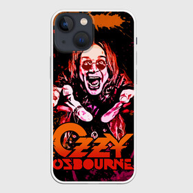Чехол для iPhone 13 mini с принтом Ozzy Osbourne в Екатеринбурге,  |  | black sabbath | hard rock | heavy metal | john michael osbourne | ozzy osbourne | джон майкл осборн | оззи осборн | хард рок | хеви метал