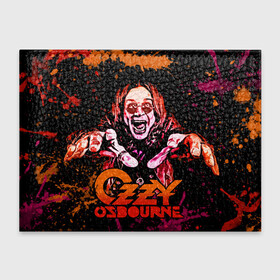 Обложка для студенческого билета с принтом Ozzy Osbourne в Екатеринбурге, натуральная кожа | Размер: 11*8 см; Печать на всей внешней стороне | black sabbath | hard rock | heavy metal | john michael osbourne | ozzy osbourne | джон майкл осборн | оззи осборн | хард рок | хеви метал