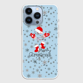 Чехол для iPhone 13 Pro с принтом Рождественская метель в Екатеринбурге,  |  | let it snow | merry christmas | зима | идёт снег | медведь | метель | нг | новый год | рождество | с рождеством | снег | снегопад | снежинки