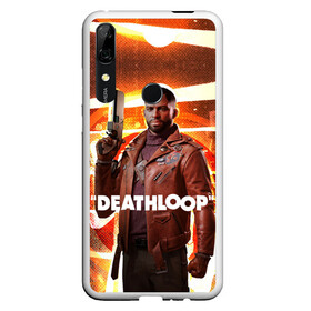 Чехол для Honor P Smart Z с принтом Кольт Ван Deathloop в Екатеринбурге, Силикон | Область печати: задняя сторона чехла, без боковых панелей | bethesda | colt vahn | deathloop | games | gun | julianna 