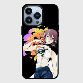 Чехол для iPhone 13 Pro с принтом Резе Reze в Екатеринбурге,  |  | anime | blood | chainsaw man | demon | denji | devil | monster | pochita | reze | аниме | демон | дьявол | дэндзи | кровь | монстр | почита | резе | человек бензопила