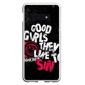 Чехол для Samsung S10E с принтом Blink 182, Good Girl в Екатеринбурге, Силикон | Область печати: задняя сторона чехла, без боковых панелей | punk | группы | музыка | панк
