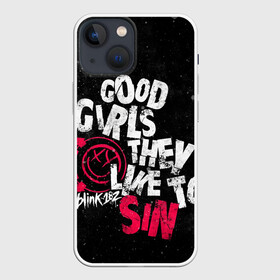 Чехол для iPhone 13 mini с принтом Blink 182, Good Girl в Екатеринбурге,  |  | punk | группы | музыка | панк