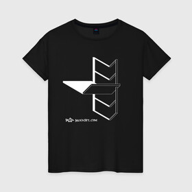 Женская футболка хлопок с принтом Архитектон 3Б в Екатеринбурге, 100% хлопок | прямой крой, круглый вырез горловины, длина до линии бедер, слегка спущенное плечо | архитектон | архитектура | геометрия | конструкция | тени
