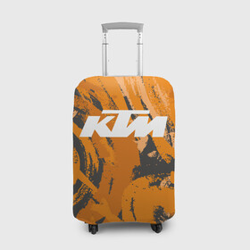 Чехол для чемодана 3D с принтом KTM | КТМ (Z) в Екатеринбурге, 86% полиэфир, 14% спандекс | двустороннее нанесение принта, прорези для ручек и колес | enduro | grange | ktm | moto | moto sport | motocycle | sportmotorcycle | гранж | ктм | мото | мото спорт | мотоспорт | спорт мото