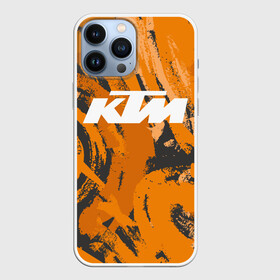 Чехол для iPhone 13 Pro Max с принтом KTM | КТМ (Z) в Екатеринбурге,  |  | enduro | grange | ktm | moto | moto sport | motocycle | sportmotorcycle | гранж | ктм | мото | мото спорт | мотоспорт | спорт мото