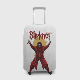 Чехол для чемодана 3D с принтом COREY TAYLOR | SLIPKNOT | СЛИПКНОТ (Z) в Екатеринбурге, 86% полиэфир, 14% спандекс | двустороннее нанесение принта, прорези для ручек и колес | corey taylor | corey todd taylor | rock | slipknot | кори тейлор | кори тодд тейлор | петля | рок | скользящий узел | слипкнот | тяжелый рок | удавка