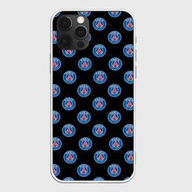 Чехол для iPhone 12 Pro с принтом ПСЖ ПАТТЕРН | PSG PATTERN  в Екатеринбурге, силикон | область печати: задняя сторона чехла, без боковых панелей | gold | paris saint germain | psg | saint | sport | золото | париж | псг | спорт | футбол