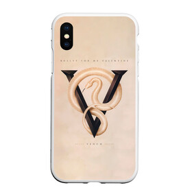 Чехол для iPhone XS Max матовый с принтом Venom - Bullet For My Valentine в Екатеринбурге, Силикон | Область печати: задняя сторона чехла, без боковых панелей | bullet for my valentine | jeff killed john | matthew tuck | michael paget | булет фор май валентайн | джефф убил джона | майкл пэджет | метал | музыка | мэтт | мэттью так | пуля для моей возлюбленной | рок группа