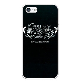 Чехол для iPhone 5/5S матовый с принтом The Poison: Live at Brixton - Bullet For My Valentine в Екатеринбурге, Силикон | Область печати: задняя сторона чехла, без боковых панелей | bullet for my valentine | jeff killed john | matthew tuck | michael paget | булет фор май валентайн | джефф убил джона | майкл пэджет | метал | музыка | мэтт | мэттью так | пуля для моей возлюбленной | рок группа