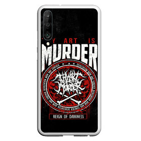 Чехол для Honor P30 с принтом Thy Art Is Murder в Екатеринбурге, Силикон | Область печати: задняя сторона чехла, без боковых панелей | Тематика изображения на принте: death metal | deathcore | thy art is murder | группы | дэткор | метал | музыка | рок