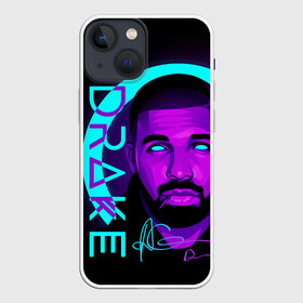 Чехол для iPhone 13 mini с принтом Drake в Екатеринбурге,  |  | certified lover boy | drake | rap | дрейк | музыка | неон | обри дрейк грэм | рэп | рэпер