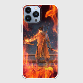 Чехол для iPhone 13 Pro Max с принтом Warrior | Sekiro shadows die twice (Z) в Екатеринбурге,  |  | sekiro shadows die twice | warrior | воин | дзу дай то вайсу | миядзаки | самурай | сэкиро сядо | тени умирают дважды