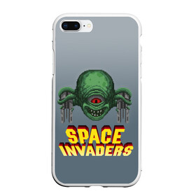 Чехол для iPhone 7Plus/8 Plus матовый с принтом Space Invaders | Old game (Z) в Екатеринбурге, Силикон | Область печати: задняя сторона чехла, без боковых панелей | Тематика изображения на принте: dendy | invaders | nintendo | shootem up | space invaders | денди | захватчики | космические захватчики | су имбэ | чужаки