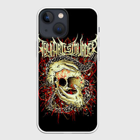 Чехол для iPhone 13 mini с принтом Thy Art Is Murder в Екатеринбурге,  |  | death metal | deathcore | thy art is murder | группы | дэткор | метал | музыка | рок