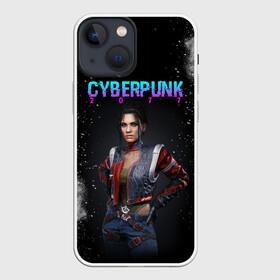 Чехол для iPhone 13 mini с принтом Панам Палмер | КИБЕРПАНК 2077 в Екатеринбурге,  |  | cyberpunk 2077 | альдекальдо | арасака | киберпанк 2077 | кочевница | найт сити | палмер | панам | панам палмер | пустоши