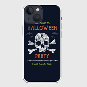 Чехол для iPhone 13 mini с принтом Halloween Party в Екатеринбурге,  |  | halloween | holiday | pumpkin | samayn | vampire | zombie | вампир | ведьма | вечеринка | день всех святых | зомби | карнавал | маскарад | мертвец | оборотень | привидение | самайн | светильник джека | страшный джек | труп