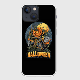 Чехол для iPhone 13 mini с принтом HALLOWEEN в Екатеринбурге,  |  | halloween | holiday | pumpkin | samayn | vampire | zombie | вампир | ведьма | вечеринка | день всех святых | зомби | карнавал | маскарад | мертвец | оборотень | привидение | самайн | светильник джека | страшный джек | труп
