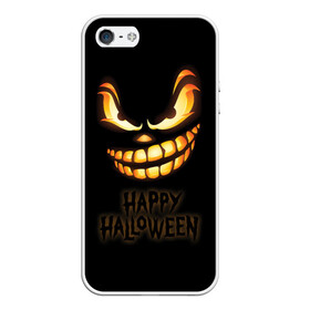 Чехол для iPhone 5/5S матовый с принтом Happy Halloween в Екатеринбурге, Силикон | Область печати: задняя сторона чехла, без боковых панелей | halloween | holiday | pumpkin | samayn | vampire | zombie | вампир | ведьма | вечеринка | день всех святых | зомби | карнавал | маскарад | мертвец | оборотень | привидение | самайн | светильник джека | страшный джек | труп