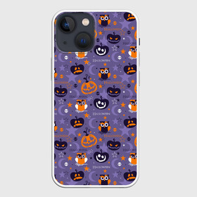 Чехол для iPhone 13 mini с принтом Хэллоуин в Екатеринбурге,  |  | halloween | holiday | pumpkin | samayn | vampire | zombie | вампир | ведьма | вечеринка | день всех святых | зомби | карнавал | маскарад | мертвец | оборотень | привидение | самайн | светильник джека | страшный джек | труп