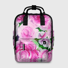 Женский рюкзак 3D с принтом Цветы 