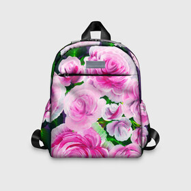 Детский рюкзак 3D с принтом Цветы 