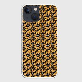 Чехол для iPhone 13 mini с принтом Gold of Baroque. Queen. в Екатеринбурге,  |  | baroque | floral | gold | queen | style | барокко | золото | королева | стиль | цветы