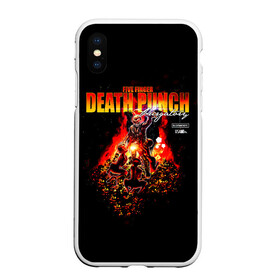 Чехол для iPhone XS Max матовый с принтом Five Finger Death Punch – Purgatory: Tales From The Pit в Екатеринбурге, Силикон | Область печати: задняя сторона чехла, без боковых панелей | Тематика изображения на принте: 5fdp | 5фдп | ffdp | five finger death punch | ivan lewis greening | ivan moody | айвен льюис грининг | метал группа | рок группа | файв фингер дед панч | ффдп