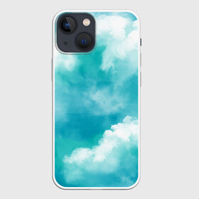 Чехол для iPhone 13 mini с принтом Голубое Небо | Blue Sky (Z) в Екатеринбурге,  |  | blue | blue sky | clouds | firmament | heaven | голубая | голубое небо | небеса | облака | облако