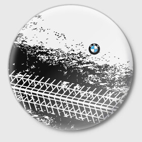 Значок с принтом СЛЕД БМВ | BMW (Z) в Екатеринбурге,  металл | круглая форма, металлическая застежка в виде булавки | auto | auto sport | autosport | bmw | bmw performance | m | mka | motorsport | performance | авто спорт | автомобиль | автоспорт | ам | бмв | бэха | машина | мка | моторспорт