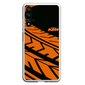 Чехол для Honor 20 с принтом ORANGE KTM | КТМ (Z) в Екатеринбурге, Силикон | Область печати: задняя сторона чехла, без боковых панелей | enduro | ktm | moto | moto sport | motocycle | sportmotorcycle | ктм | мото | мото спорт | мотоспорт | спорт мото