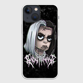 Чехол для iPhone 13 mini с принтом GHOSTEMANE (ART) в Екатеринбурге,  |  | Тематика изображения на принте: ghostemane | metal | music | pock | rap | госмейн | гостмейн | реп | рок