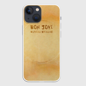 Чехол для iPhone 13 mini с принтом Burning Bridges   Bon Jovi в Екатеринбурге,  |  | bon jovi | john | альбом | арена | бон | бон джови | глэм | группа | джови | джон | метал | музыка | надпись | песни | поп | попрок | рок | рокер | смайл | солист | софт | стена | хард | хеви | хевиметал
