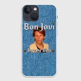 Чехол для iPhone 13 mini с принтом Jersey Boy   Bon Jovi в Екатеринбурге,  |  | bon jovi | john | альбом | арена | бон | бон джови | глэм | группа | джови | джон | метал | музыка | надпись | песни | поп | попрок | рок | рокер | смайл | солист | софт | стена | хард | хеви | хевиметал