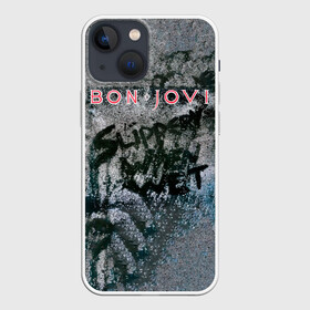 Чехол для iPhone 13 mini с принтом Slippery When Wet   Bon Jovi в Екатеринбурге,  |  | bon jovi | john | альбом | арена | бон | бон джови | глэм | группа | джови | джон | метал | музыка | надпись | песни | поп | попрок | рок | рокер | смайл | солист | софт | стена | хард | хеви | хевиметал