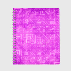 Тетрадь с принтом FORTNITE PINK | ФОРТНАЙТ в Екатеринбурге, 100% бумага | 48 листов, плотность листов — 60 г/м2, плотность картонной обложки — 250 г/м2. Листы скреплены сбоку удобной пружинной спиралью. Уголки страниц и обложки скругленные. Цвет линий — светло-серый
 | fnchap2 | fortnite | fortnite 2 | geometry | ikonik | ninja | texture | абстракция | геометрия | градиент | дизайн | игра | иконик | линии | ниндзя | розовый | стиль | текстура | фортнайт | фортнайт 2 | фортнайт глава 2
