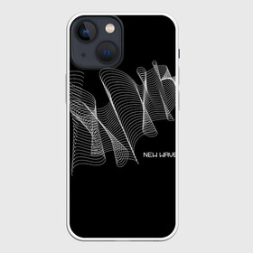Чехол для iPhone 13 mini с принтом Новая волнв в Екатеринбурге,  |  | .волна | абстракция | английская фраза | минимализм | стиль | хайп