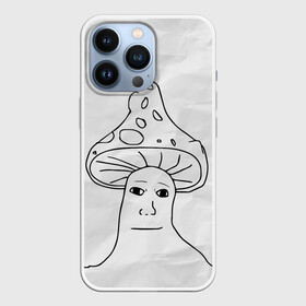Чехол для iPhone 13 Pro с принтом Шрумджек | Shroomjak | Мем в Екатеринбурге,  |  | kys | meme | shroomjak | вояка | гриб | мем | человек гриб | шрум джек | шрумджек