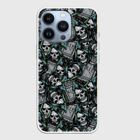 Чехол для iPhone 13 Pro с принтом Смерть в Екатеринбурге,  |  | halloween | holiday | pumpkin | samayn | zombie | вампир | ведьма | вечеринка | день всех святых | зомби | карнавал | кладбище | маскарад | мертвец | оборотень | привидение | самайн | светильник джека | страшный джек