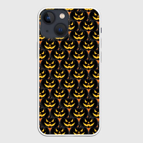 Чехол для iPhone 13 mini с принтом Страшный Джек в Екатеринбурге,  |  | halloween | holiday | pumpkin | samayn | vampire | zombie | вампир | ведьма | вечеринка | день всех святых | зомби | карнавал | маскарад | мертвец | оборотень | привидение | самайн | светильник джека | страшный джек | труп