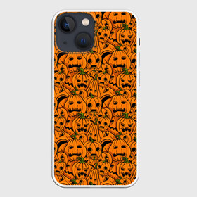 Чехол для iPhone 13 mini с принтом HALLOWEEN в Екатеринбурге,  |  | halloween | holiday | pumpkin | samayn | vampire | zombie | вампир | ведьма | вечеринка | день всех святых | зомби | карнавал | маскарад | мертвец | оборотень | привидение | самайн | светильник джека | страшный джек | труп