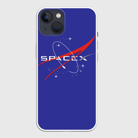 Чехол для iPhone 13 с принтом Space X в Екатеринбурге,  |  | american | company | emblem | logo | manufacturer | sign | space technology | space x | suborbital flight | американская | знак | компания | космическая техника | логотип | производитель | суборбитальные полеты | эмблема